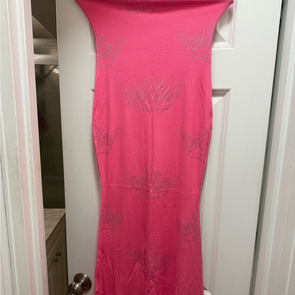 Boys Lie Diamante Maxi Dress
